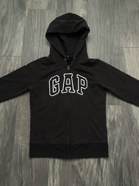 GAP Black Zip-Up Hoodie | Women